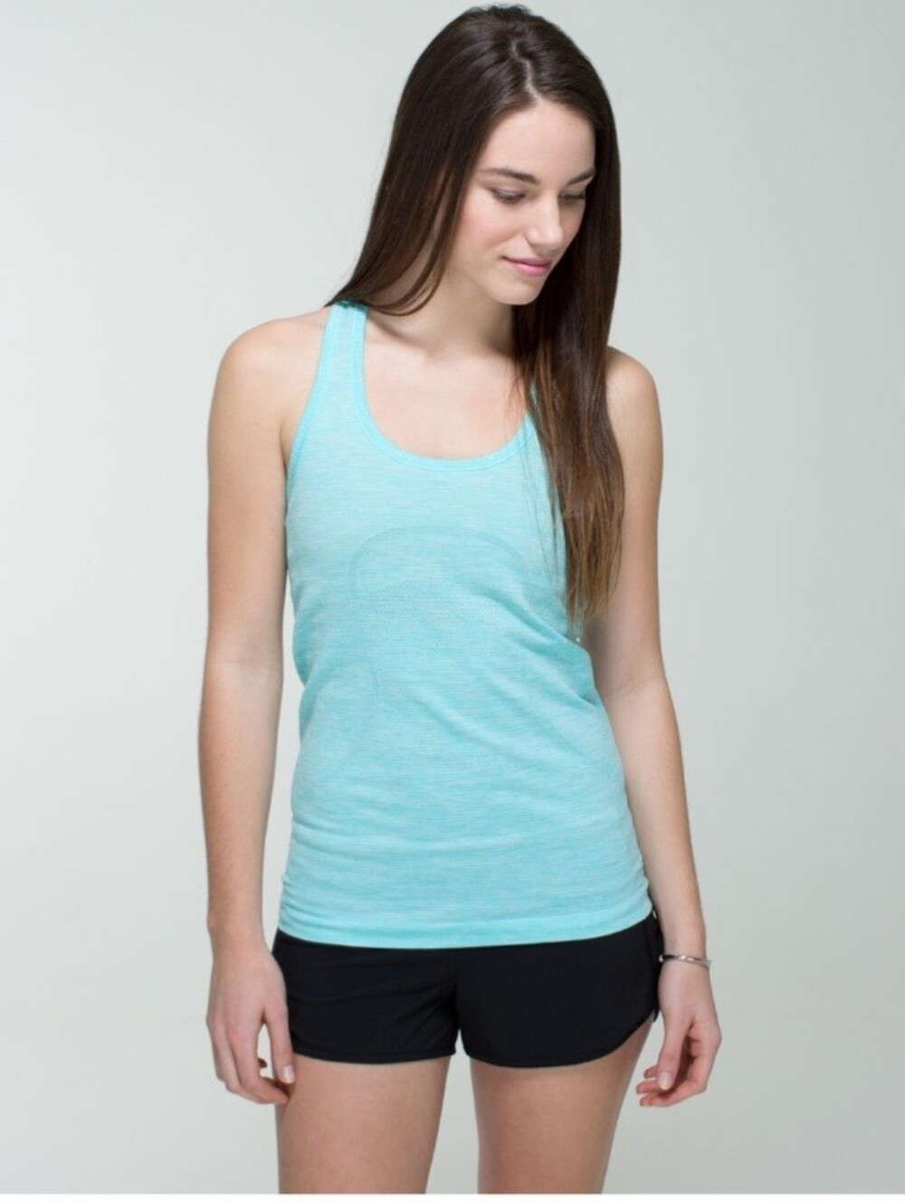 Lululemon Run Swiftly Tech Racerback/Heathered Angel Blue